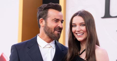 Photo of Justin Theroux and Nicole Brydon Bloom.