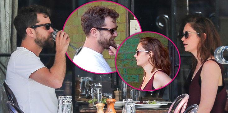 joshua jackson ruth wilson romantic dinner date