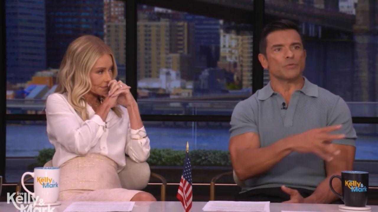 Image of Kelly Ripa admitted that Mark Consuelos gets 'irritated' at the airport.