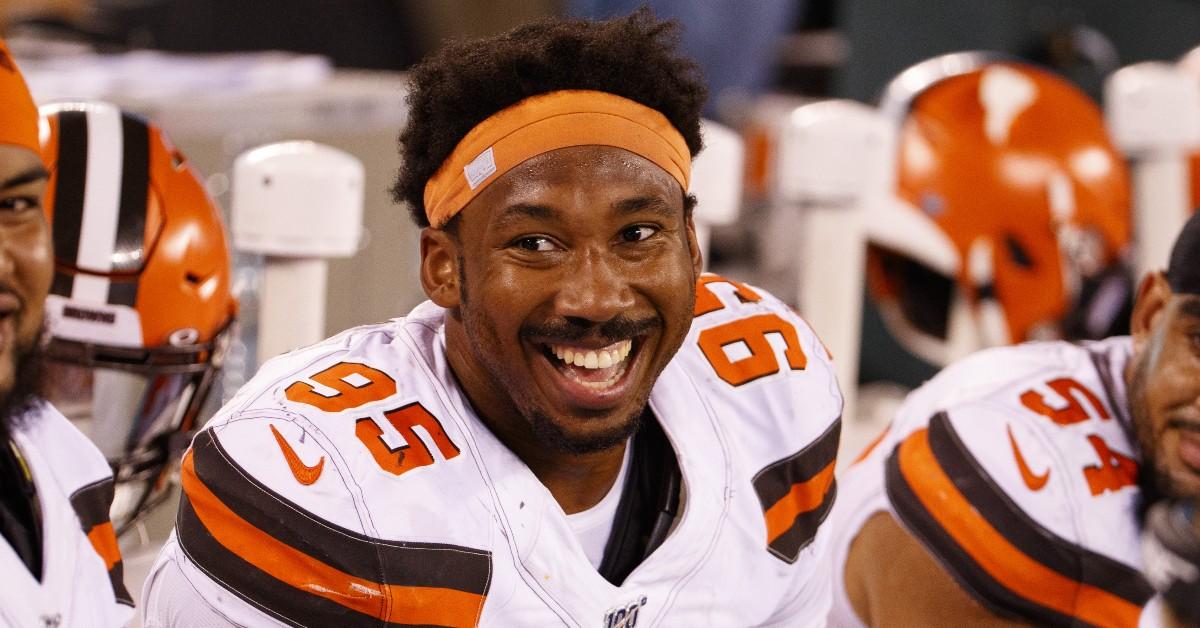 Myles Garrett's updated Halloween decorations : r/nflmemes