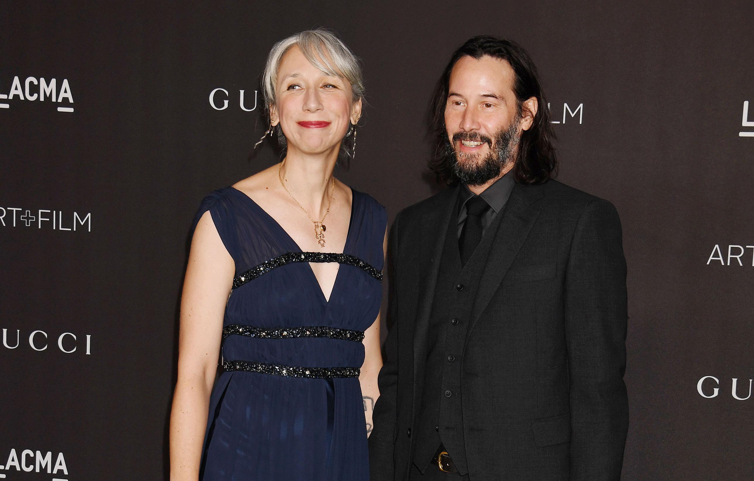 keanu reeves sparks engagement rumors girlfriend alexandra grant