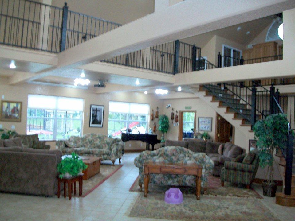 The Duggar home family living room in Little Rock, Arkansas
house