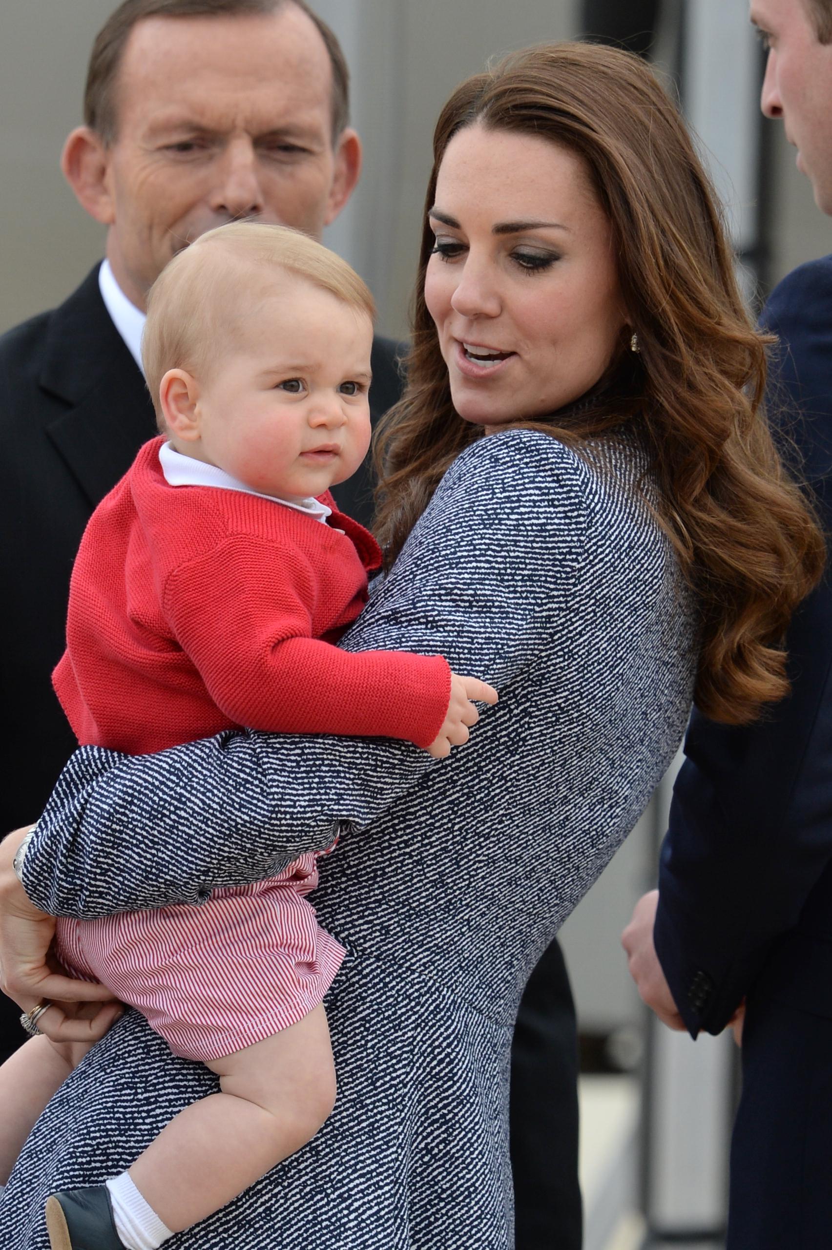 The Duke and Duchess of Cambridge depart Australia