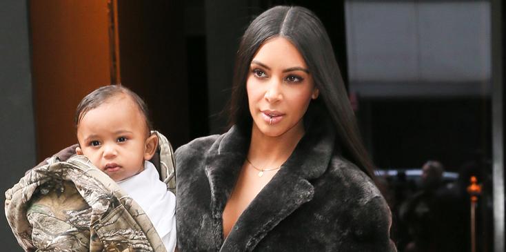 Kim Kardashian, Saint West, North West and Jonathan Cheban are seen out and about in New York City.