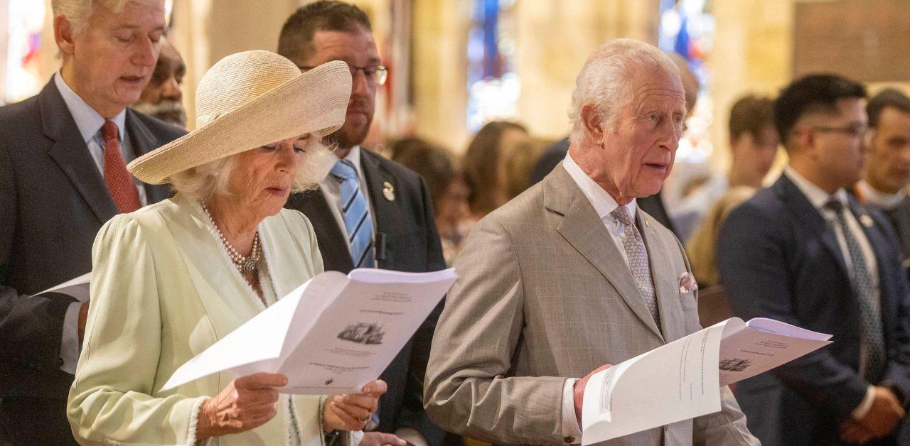 king charles appears tense without queen camilla public engagements