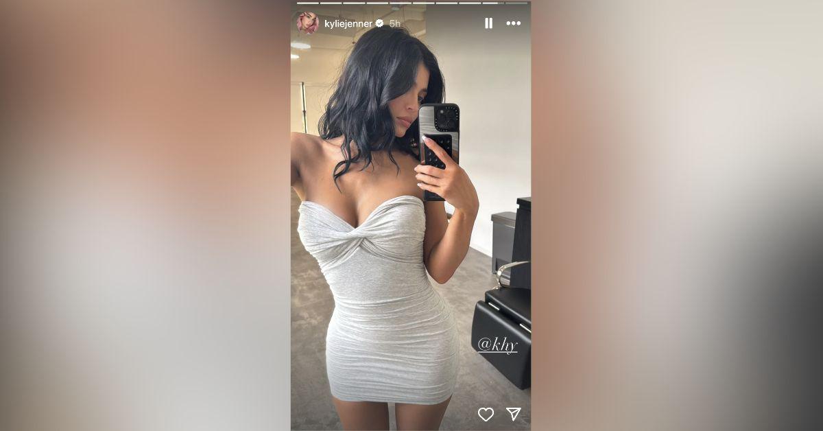 image of Kylie Jenner also showed off unreleased pieces from her Khy line.
