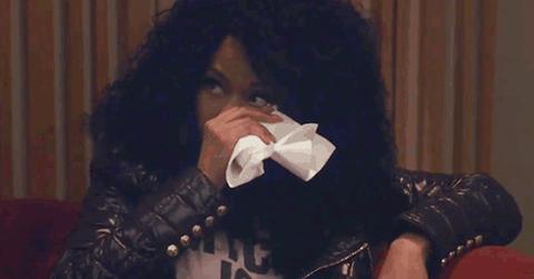 Nicki minaj crying