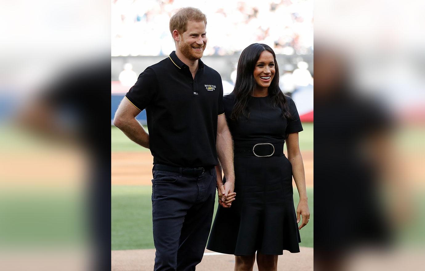 meghan markle prince harry london baseball series