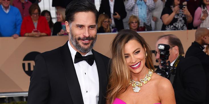 Sofia Vergara and Joe Manganiello at the SAG Awards 2016