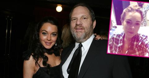 lindsay lohan defends harvey weinstein video long