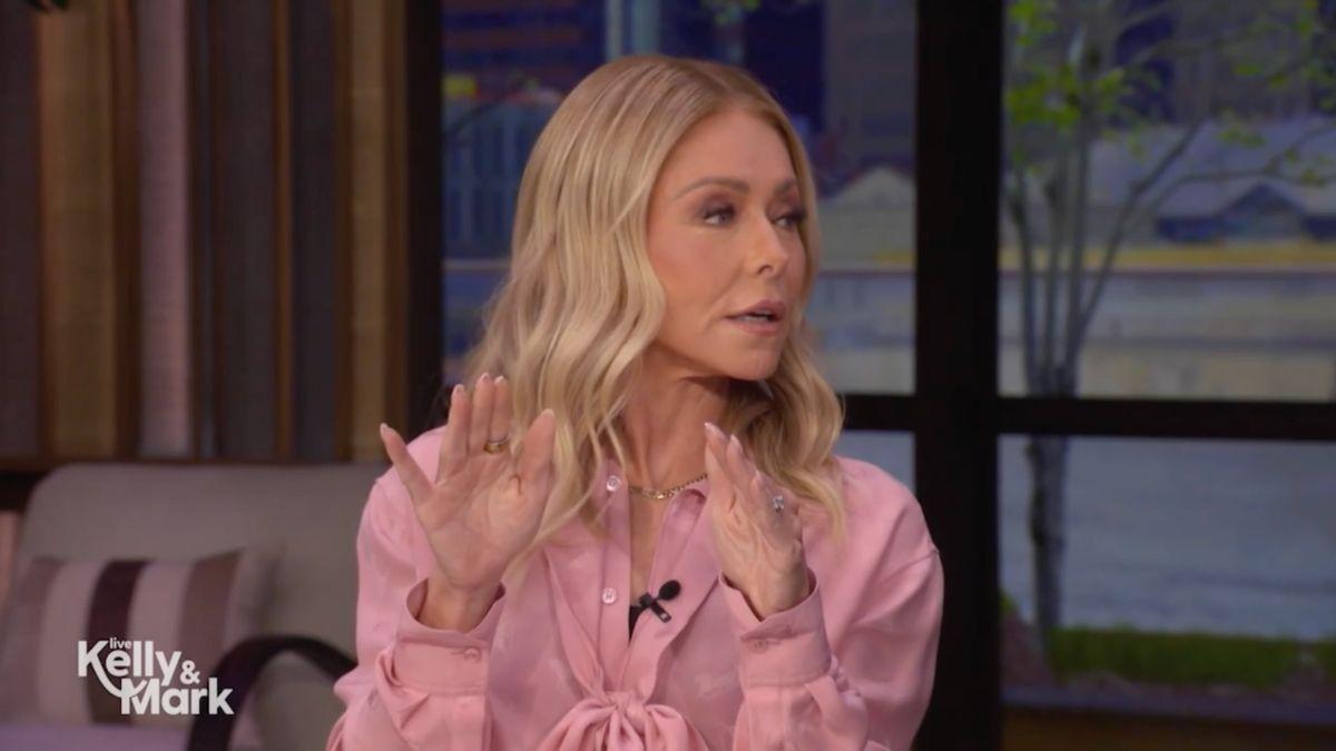 Image of Kelly Ripa and Mark Consuelos both shower 'up to three times a day.'