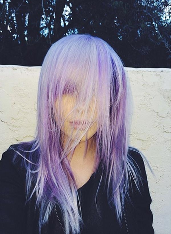 lauren conrad lavender hair