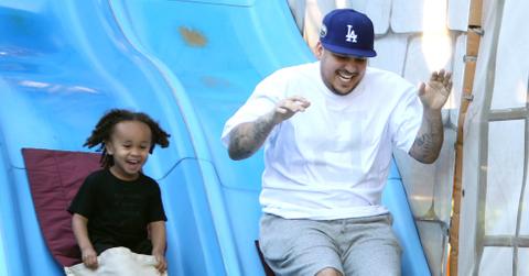 Rob kardashian blac chyna babysitting photos hero