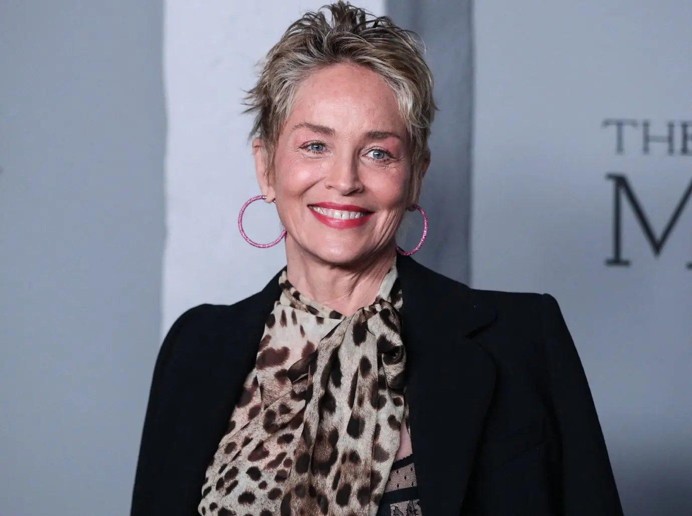 sharon stone flaunts impressive bikini body watch