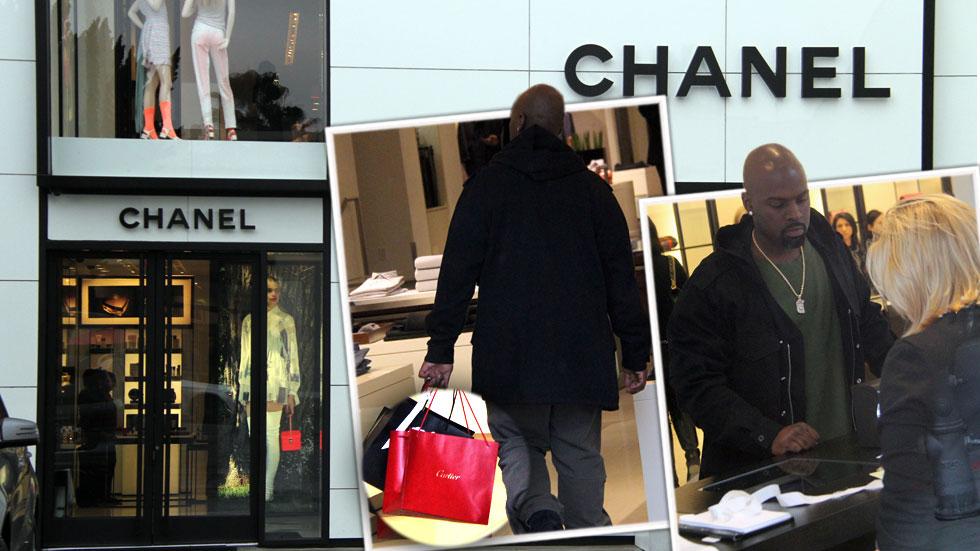 Corey Gamble is seen buying jewelry after he spent Christmas with his  girlfriend Kris Jenner