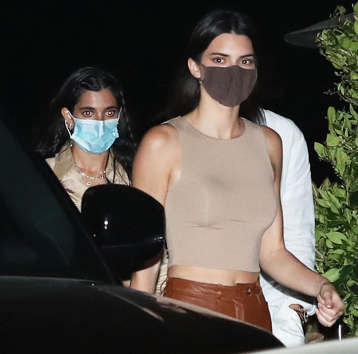 kendall jenner grabs dinner at nobu malibu