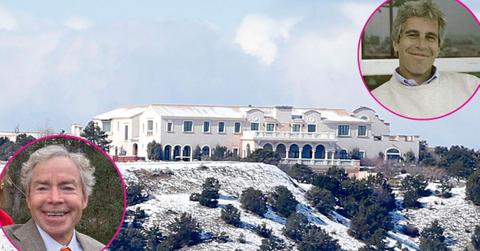 composite photo of zorro ranch, jeffrey epstein and don huffines