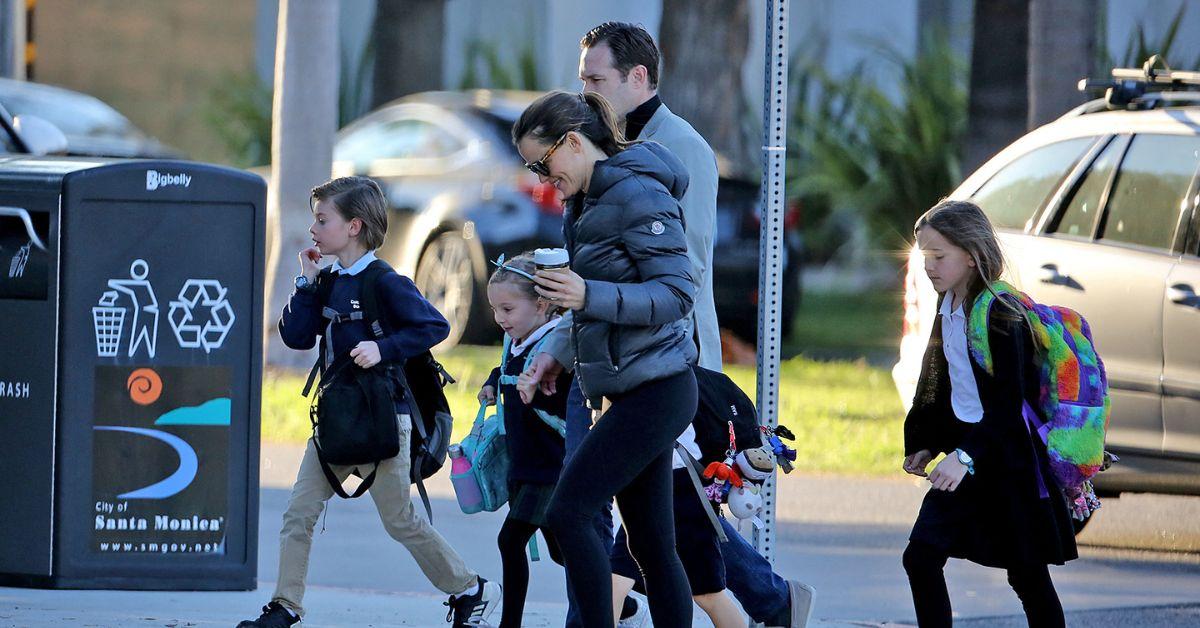 ben affleck jennifer garner red sox game kids