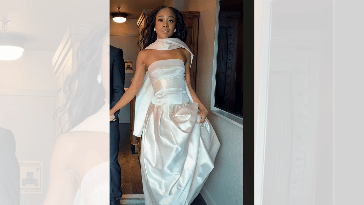 Image of Tori Evans' husband stood up for her on her Instagram.