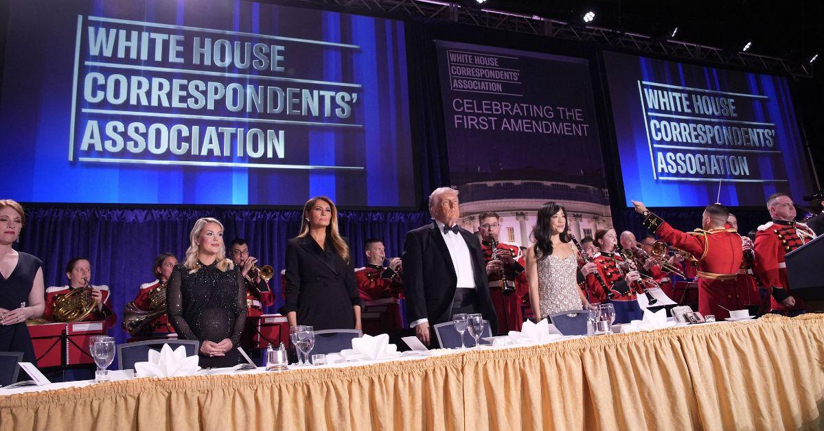 image of The chaotic moment raised questions after footage showed J.D. Vance being escorted out first. 