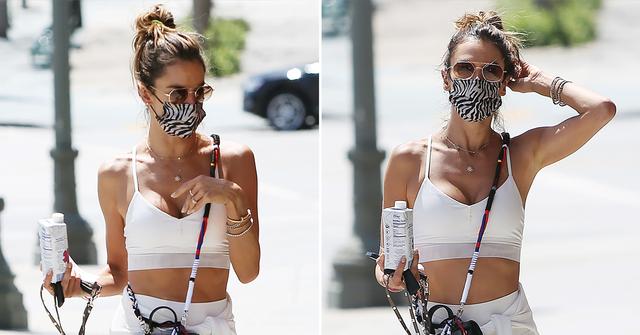 alessandra ambrosio leaving her doctor in santa monica ok