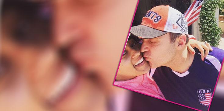 Tamera Mowry Adam Housley Kiss Cuddle Photos