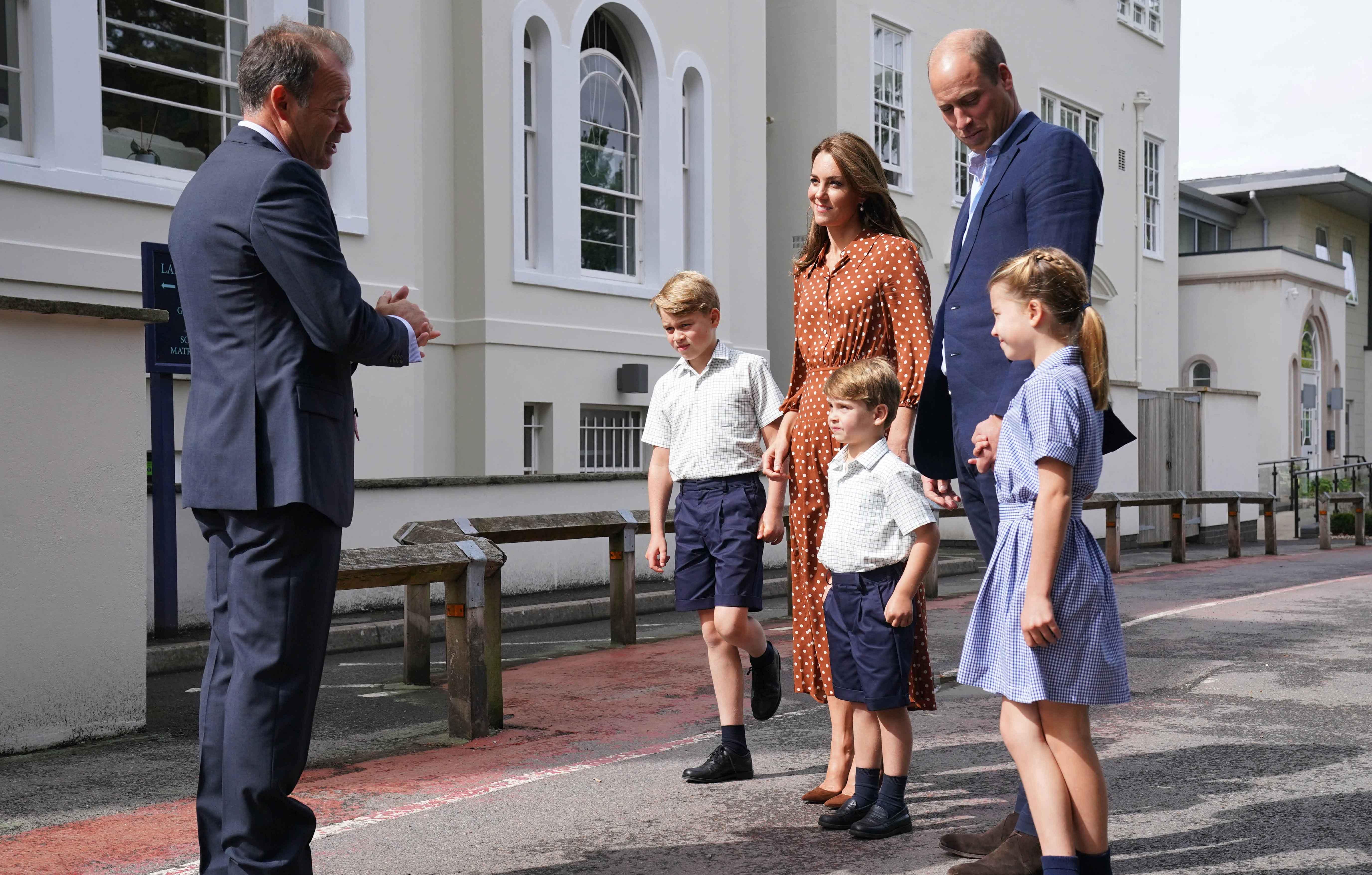 prince william kate middletons son george cheekily told classmates my father will be king so you better watch out