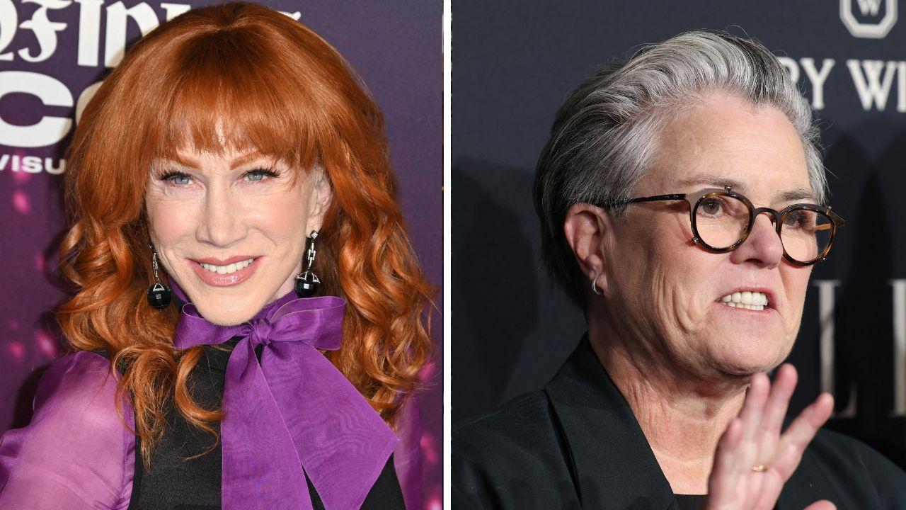 Image of Kathy Griffin previously questioned why she hadn't been invited to appear on Rosie O'Donnell's show.