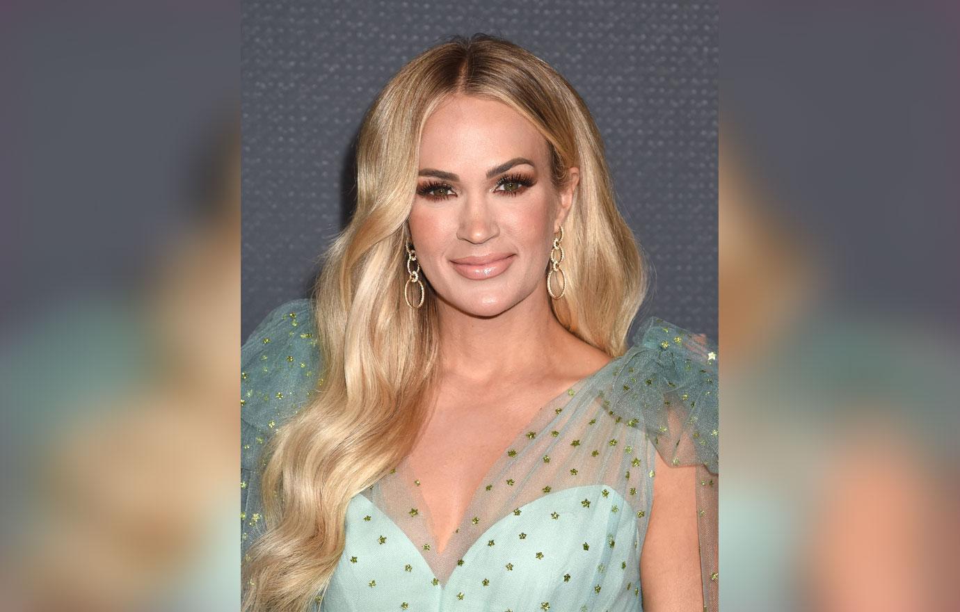 Carrie Underwood Seen Without Husband Mike Fisher At CMT Giants Event