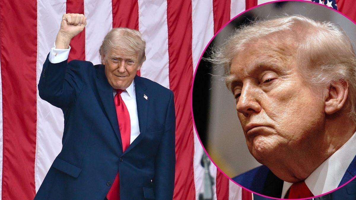 Composite photo of Donald Trump.