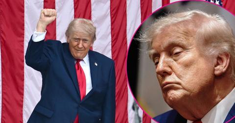 Composite photo of Donald Trump.
