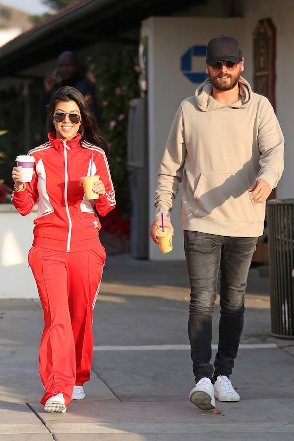 Kourtney Kardashian and Scott Disick spend some time together at Malibu Country Mart