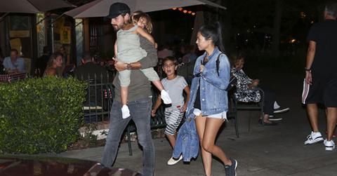 Kourtney kardashian scott disick back together out with kids hero