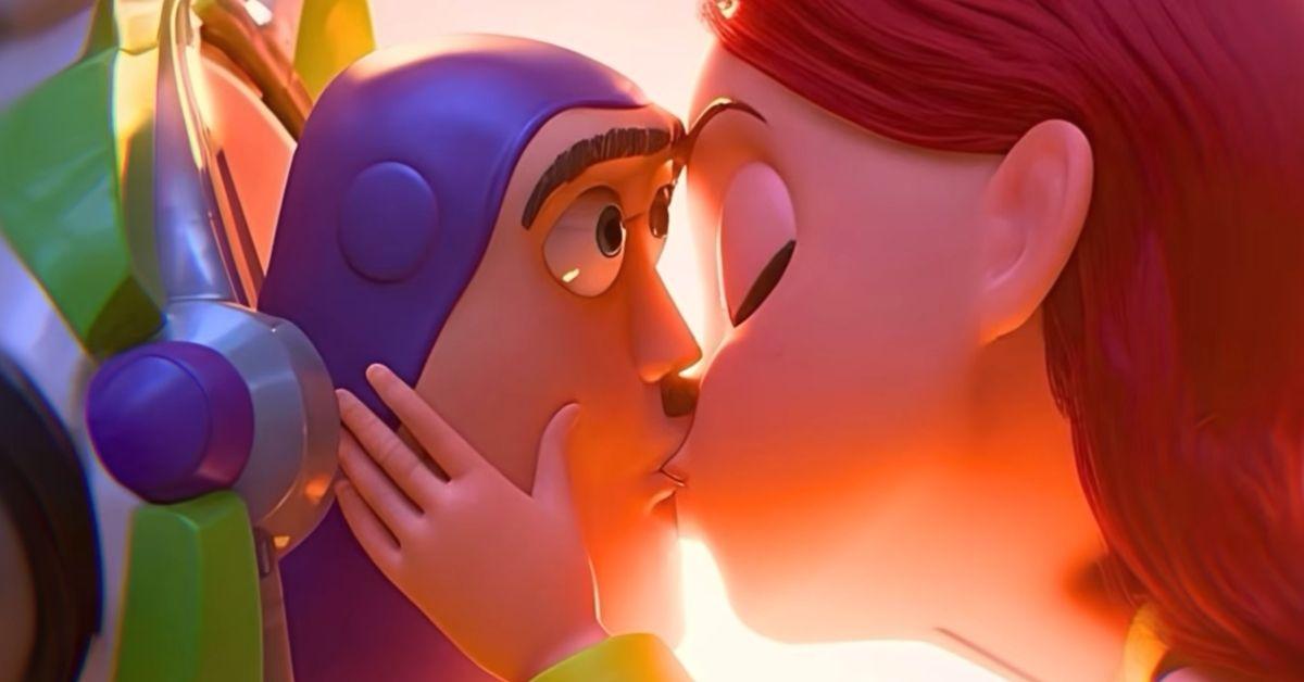 image of Tim Allen, who voices Buzz Lightyear, shared his reaction to a surprising romantic moment in 'Toy Story 5.'
