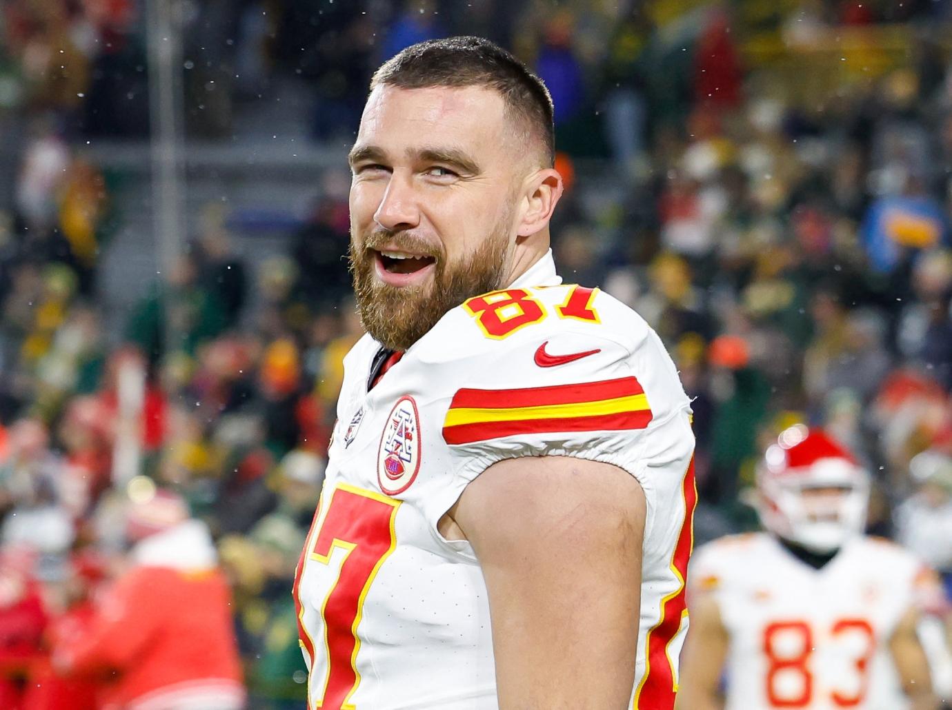 travis kelce taylor swift effect chiefs training camp fan video