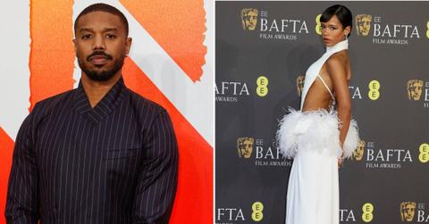 Composite photo of Michael B. Jordan and Taylor Russell