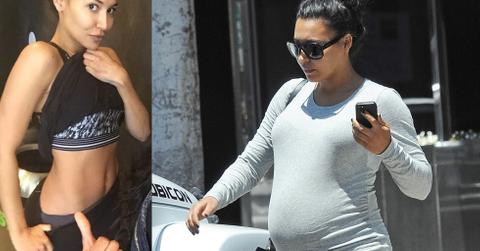 Naya rivera weight lost post baby body workout abs stomach 01 FF