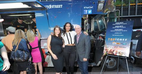 Tom, Padma and Gail at the Top Chef Food Truck event