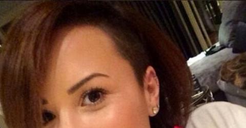 Demi lovato hair brunette