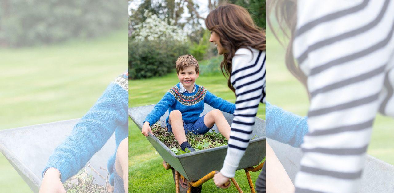 prince louis smiles birthday portrait kate middleton photo scandal