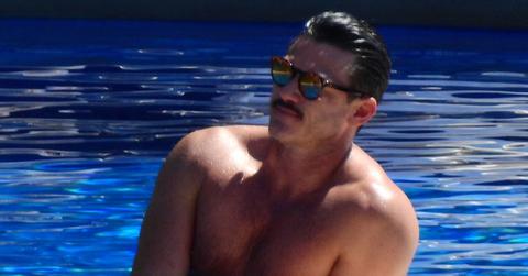 Luke Evans Biceps Positano Pics PP