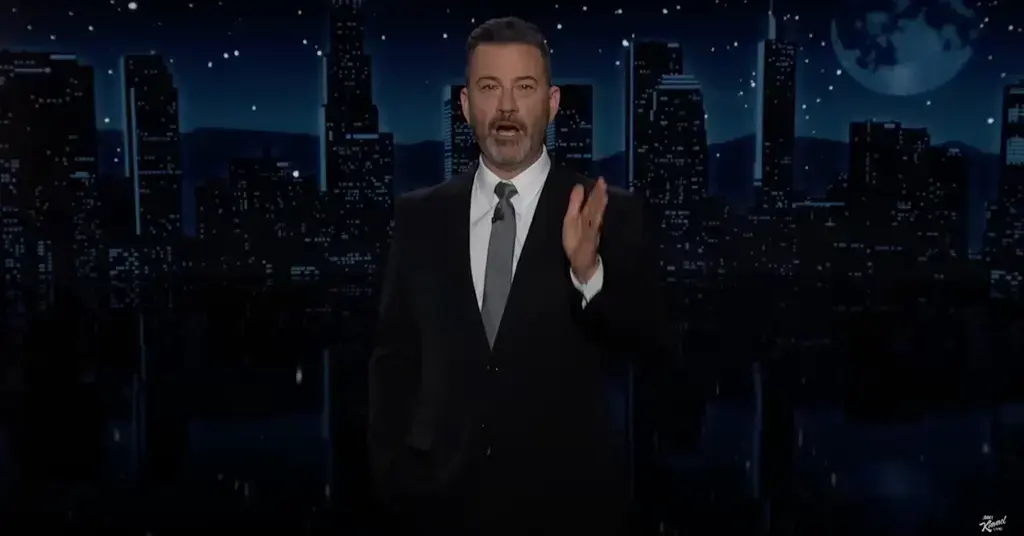 jimmy kimmel laughs elon musk vague apology attacked donald trump