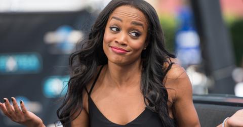 Rachel Lindsay And Jonathan Rhys Meyers Visit “Extra”