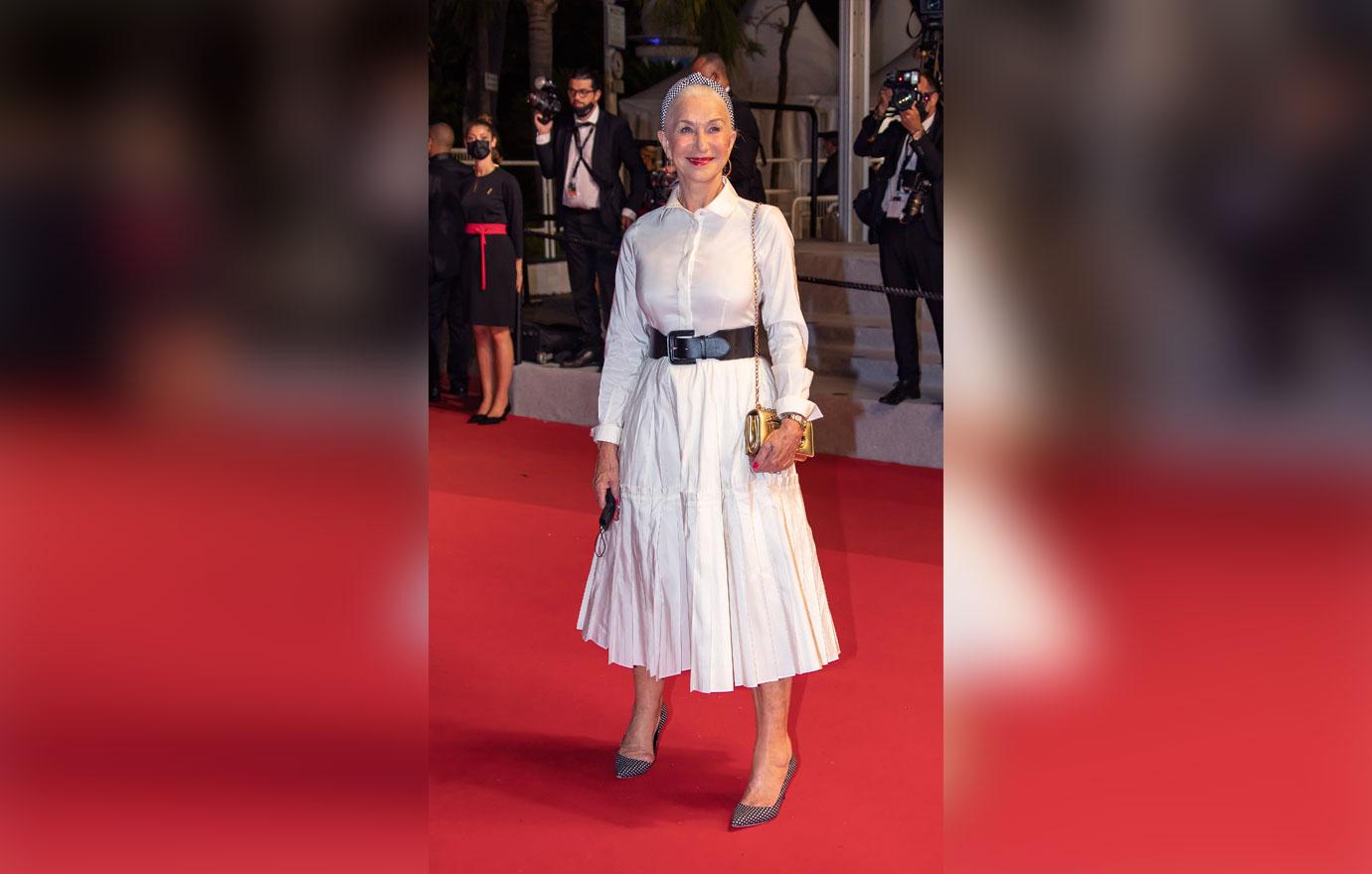 helen mirren and taylor hackford at cannes