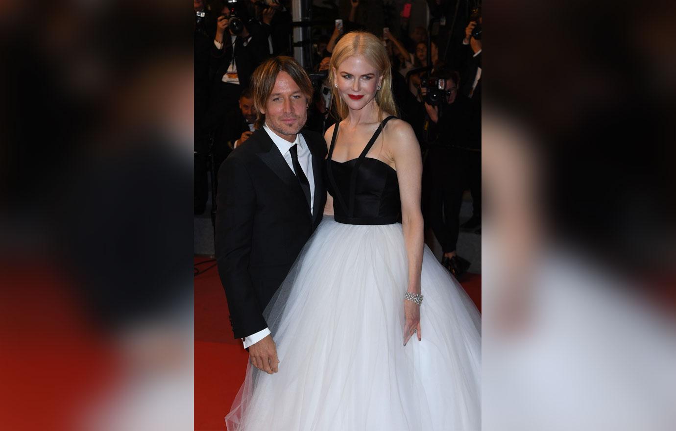 Nicole Kidman and Keith Urban pose together at the Cannes Film Festival