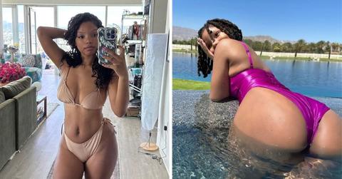 halle bailey most sizzling thirst trap photos