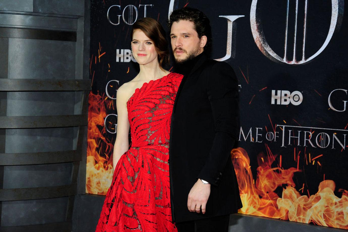 Kit Harington Poses With Wife Rose Leslie