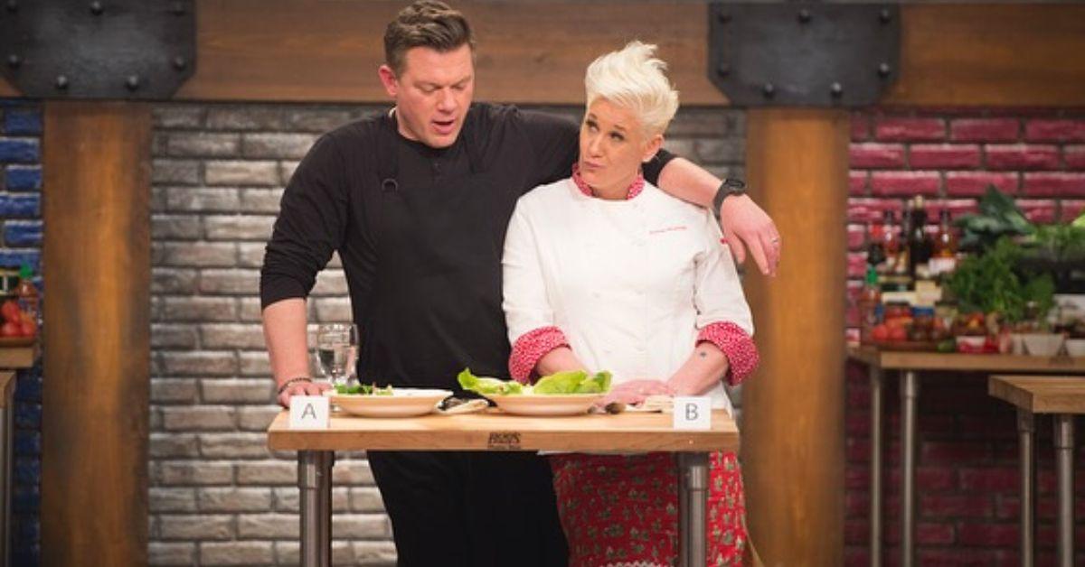 Photo of Tyler Florence and Anne Burrell