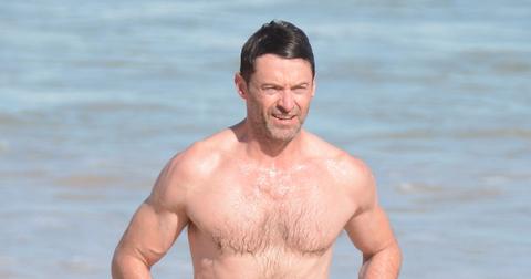 Hugh Jackman Enjoys Shirtless Cold Winter Beach Day In New York