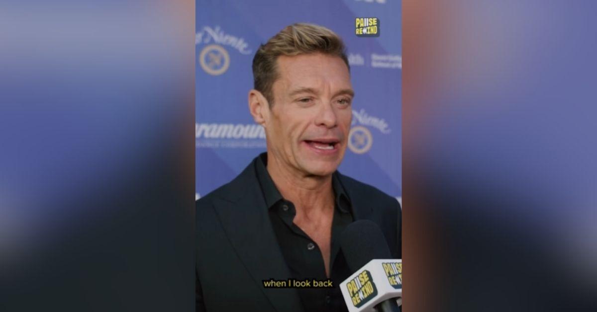 image of Ryan Seacrest sparked major online reactions after debuting a noticeably different look at a Hollywood fundraiser.